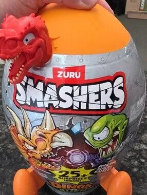Zuru | Toys | Zuru Smashers Dinos Vs Aliens Surprise Egg Orange Playset ...
